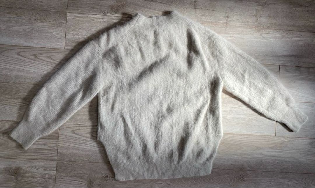 お値下げしました！【ほぼ未使用】SHIPS フォックスニットセーター　アイボリー