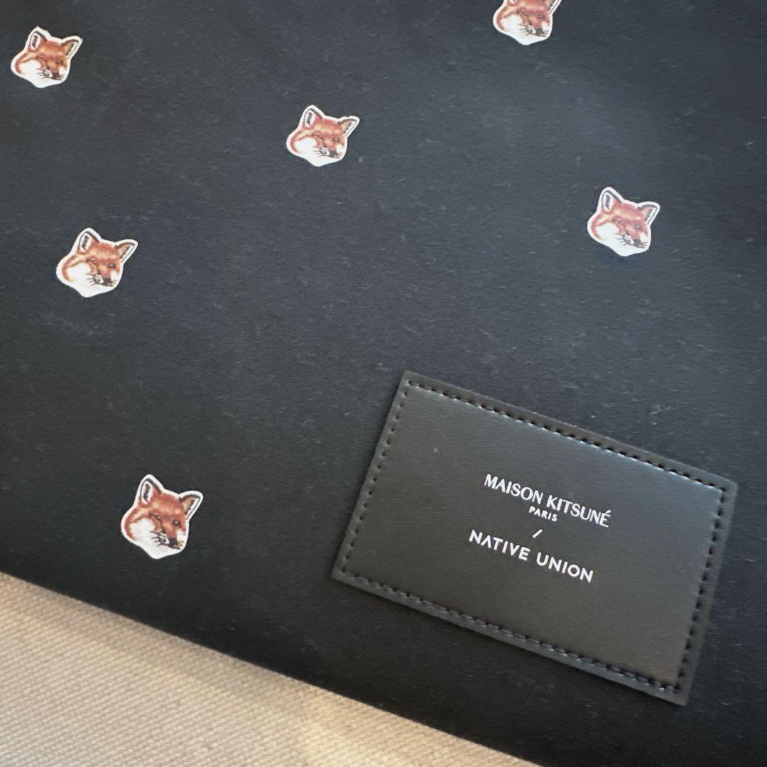 ネイティブユニオン メゾンキツネコラボ★パソコンケース15/16インチ