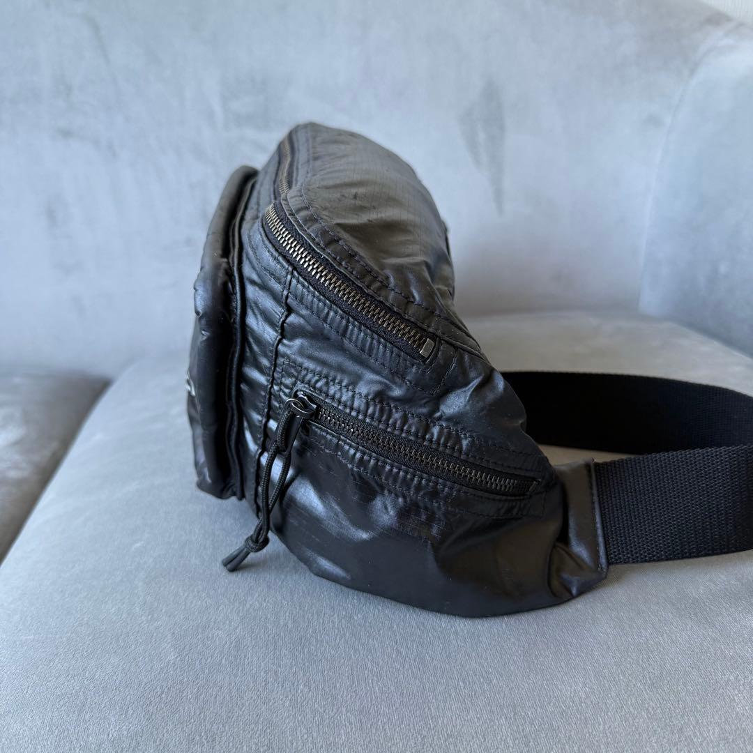 サンローランヌックスナイロン ウエストポーチ ボディバッグ ブラック