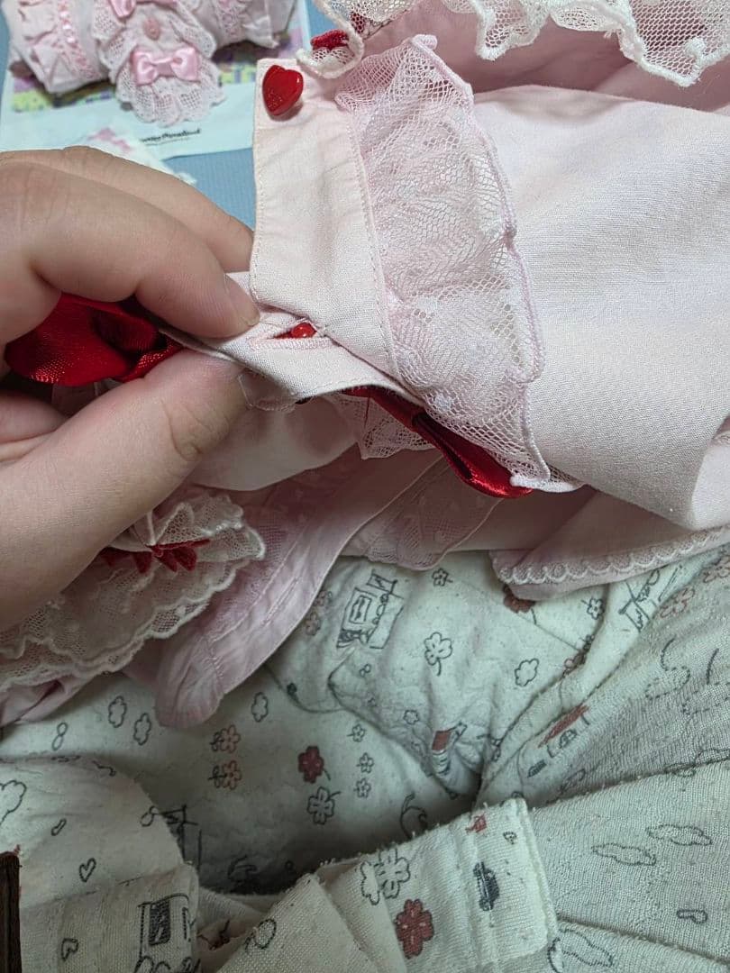 Angelic Pretty ハート柄つけ袖ブラウス ㉚