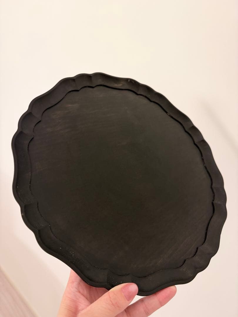 【井藤昌志】イタリアンラウンドプレートS ブラック