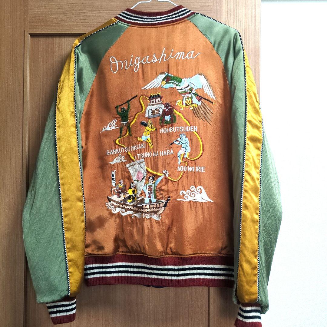 フェローズ　スカジャン　激レア　鬼ヶ島　L 東洋　スタジャン　ジャケット