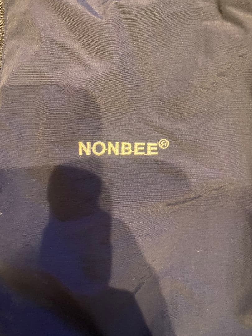 NONBEE メンズ　セットアップ ワンポイント刺繍 ナイロンジャケット