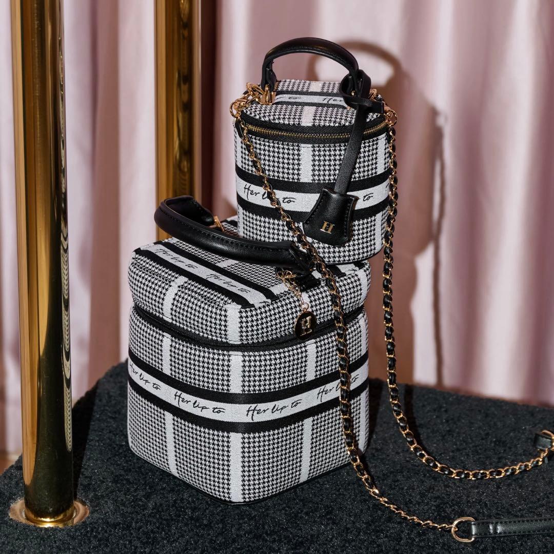 Herlipto バニティ Jacquard Vanity Bag