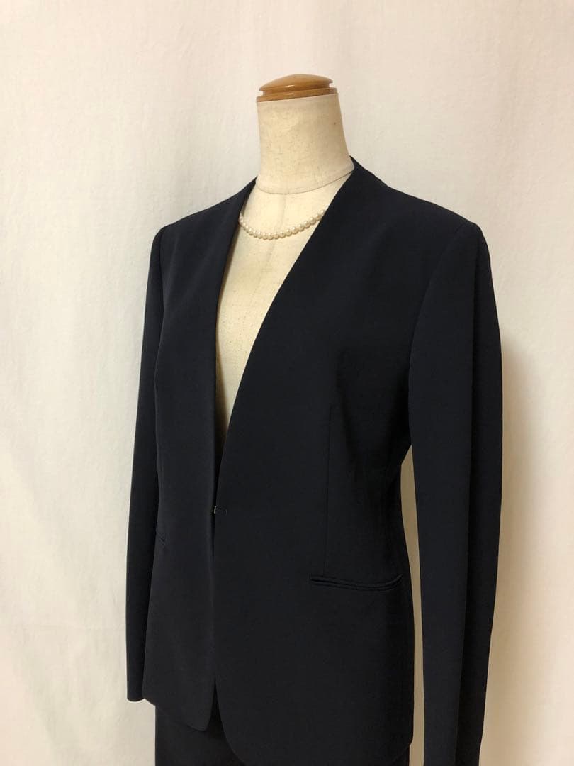 B739新品オンワード樫山theSmartTaiior高級オーダースーツ9号濃紺