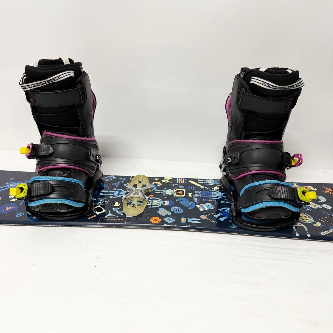 SALOMON レディース　キッズ　スノボセット　サロモン　スノーボード　ブーツ