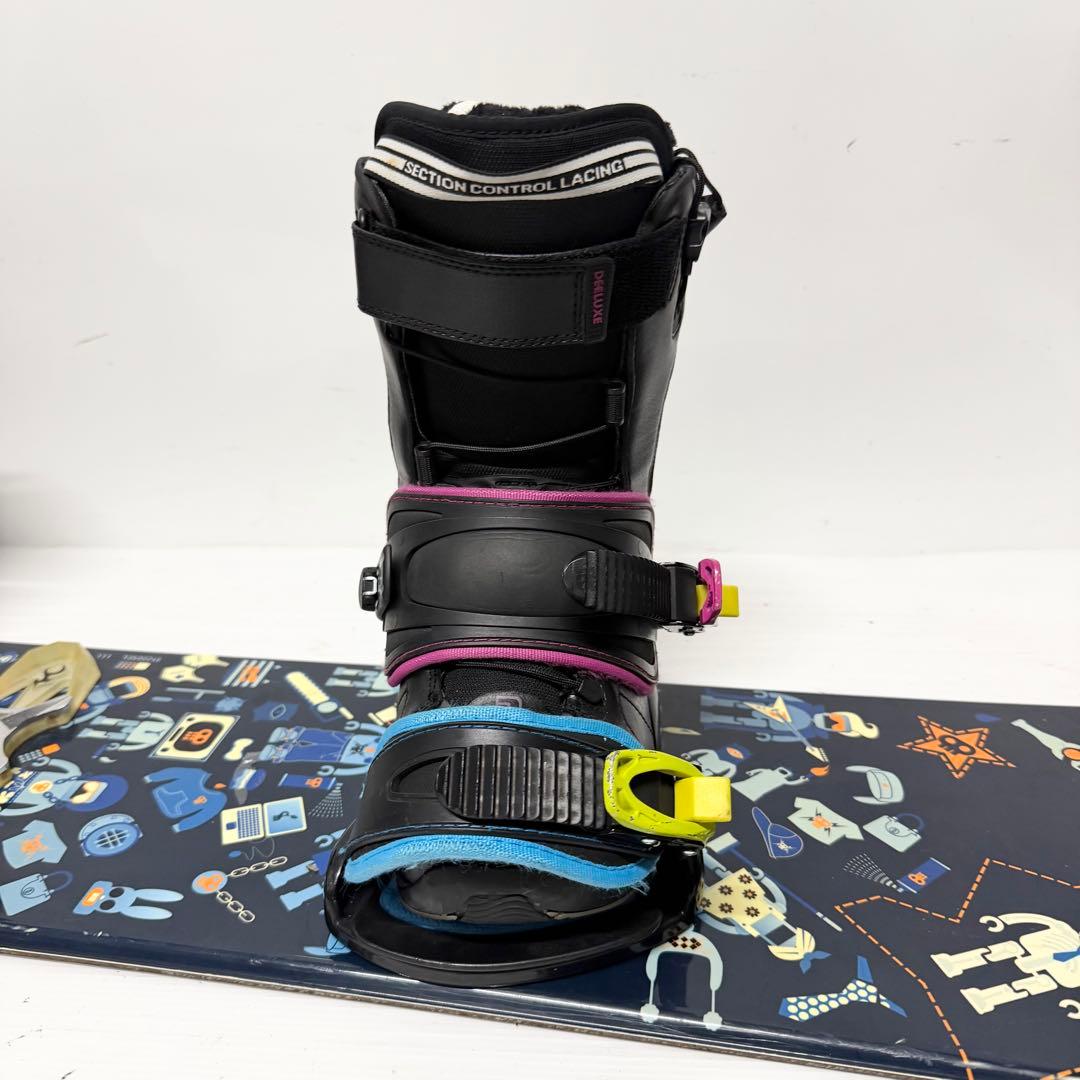 SALOMON レディース　キッズ　スノボセット　サロモン　スノーボード　ブーツ