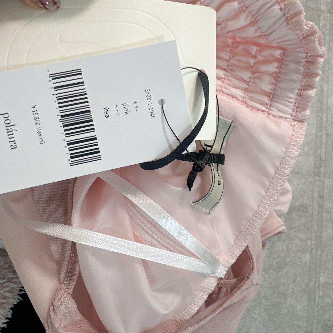 【新品】polaura ベロアビスチェバルーントップス