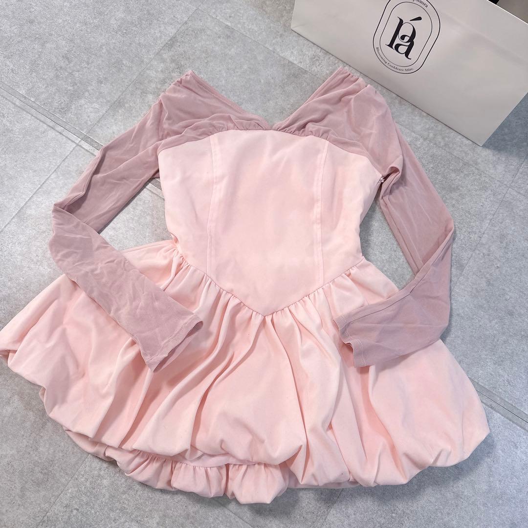 【新品】polaura ベロアビスチェバルーントップス