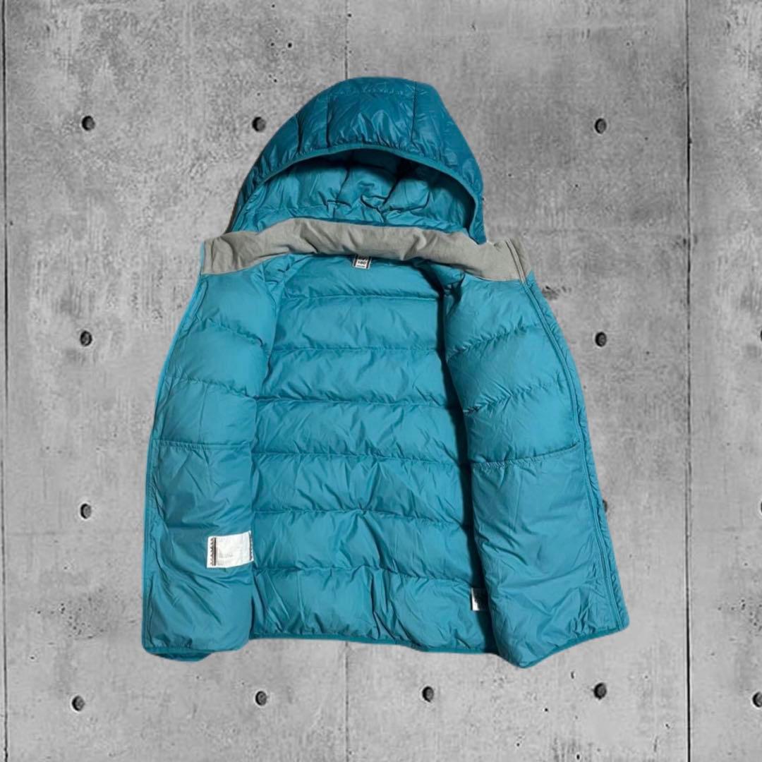 【今季注目カラー】mont-bell ダウンジャケット M ブルー 肉厚