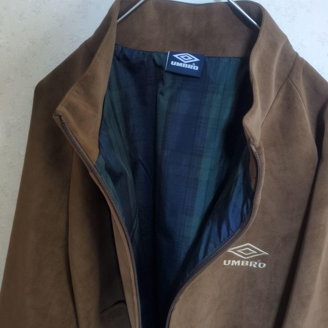 UMBRO Brushed Stand Collar Blouson　ブラウン