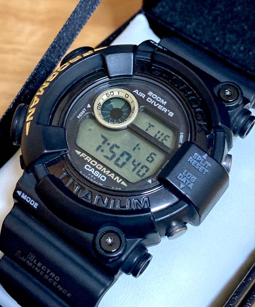 レア！美品！G-SHOCK フロッグマン DW-8200BM-1T ブラック
