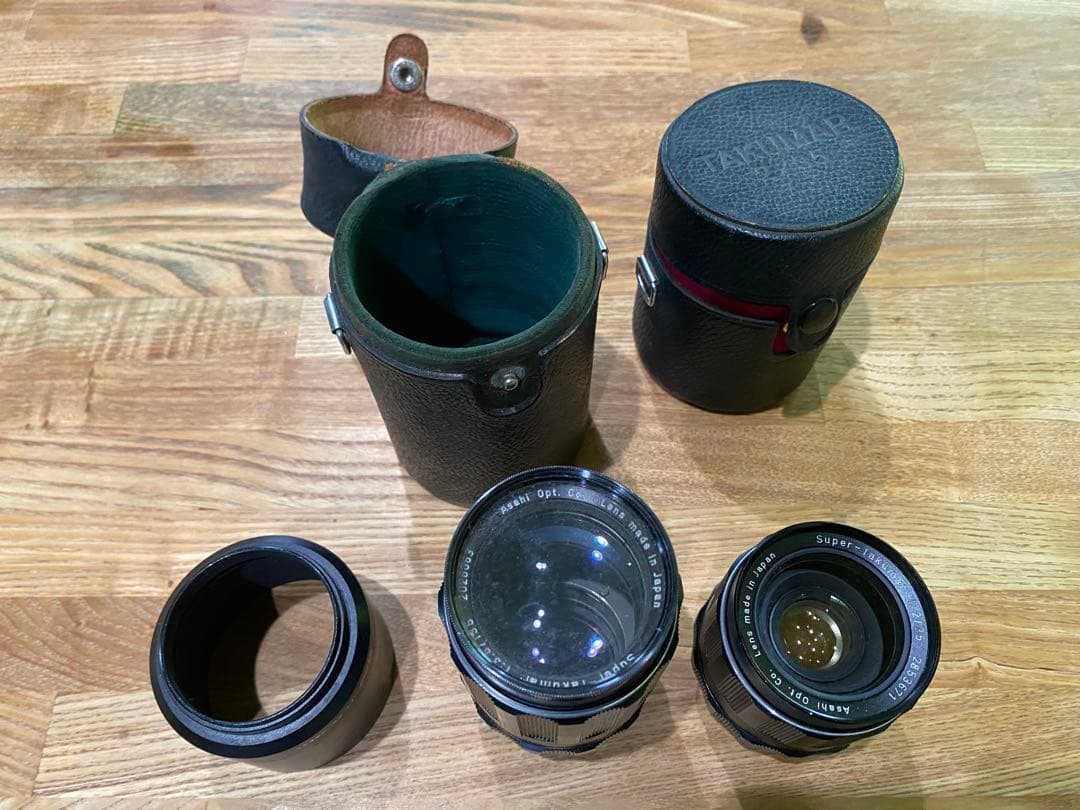 PENTAX SPOTMATIC 一眼レフカメラ レンズ3本付き