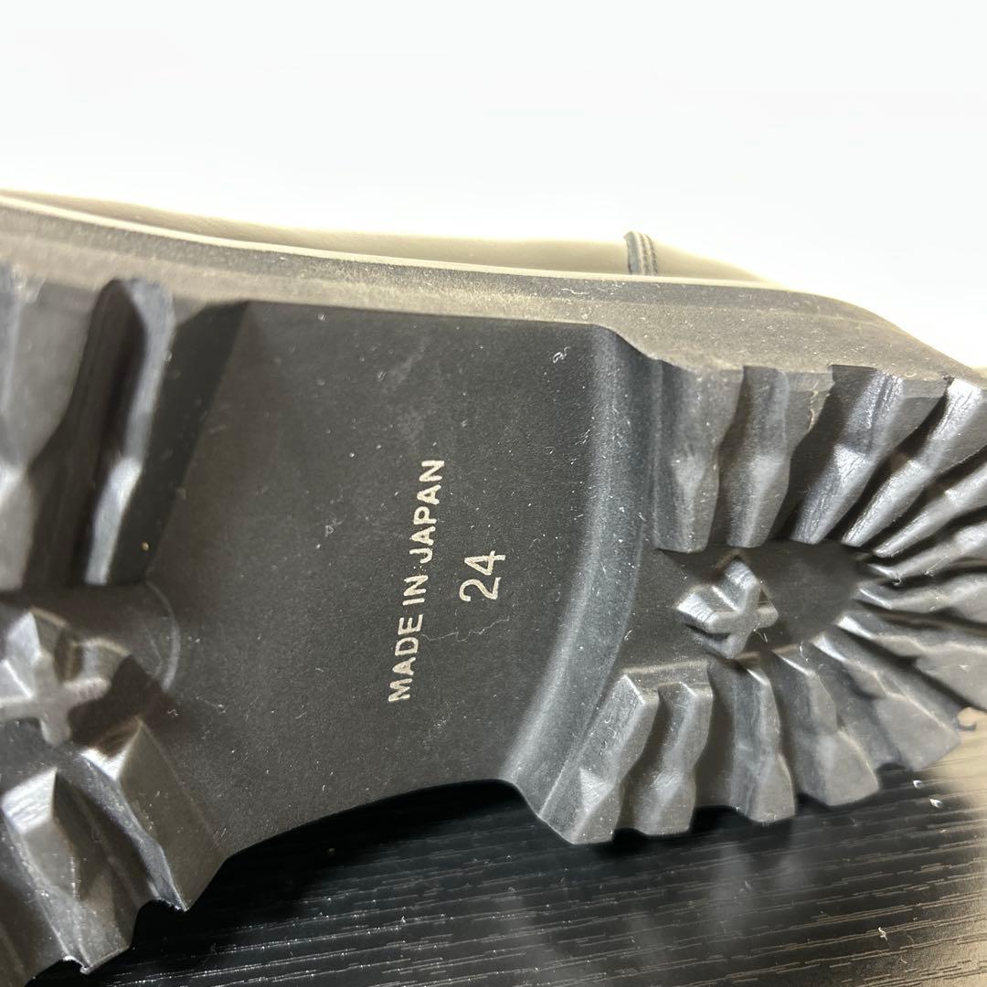 ADELO アデロ 6cm シークレットシューズ ローファー 黒 ブラック