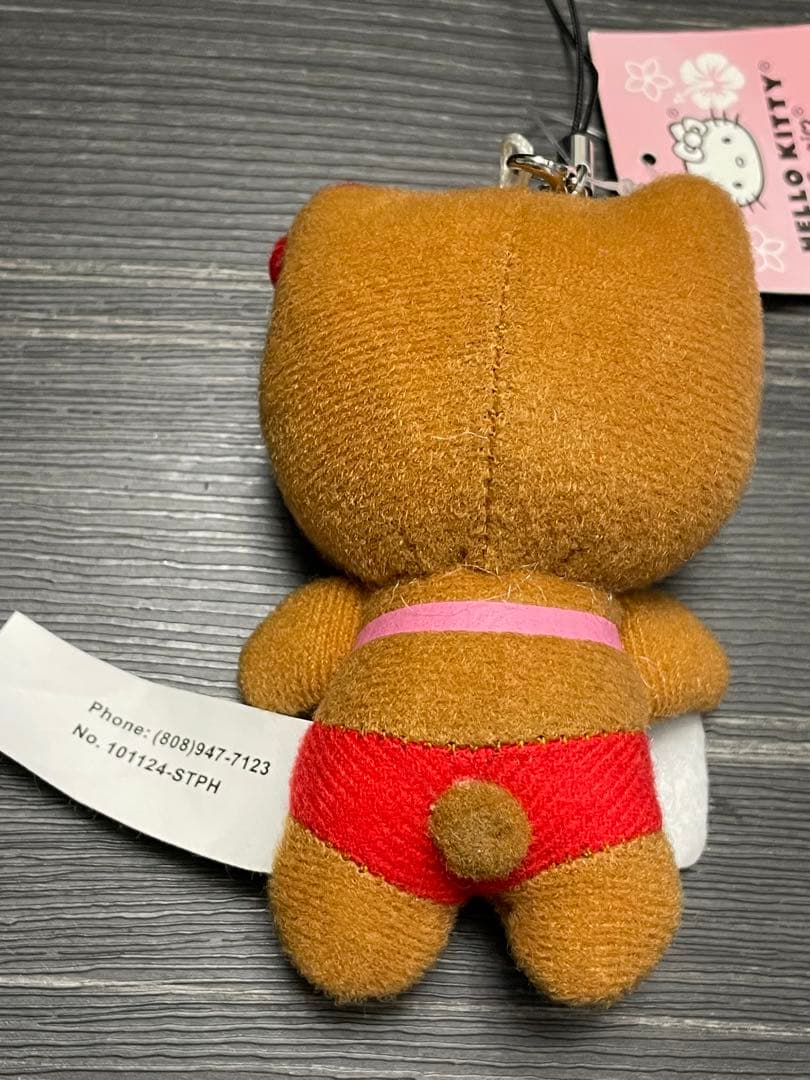 h*K様 激レア　ハローキティ 日焼け　ハワイ限定　ストラップ　サンリオ　201