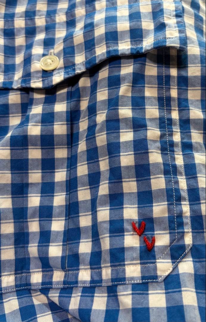 Porter Classic ロールアップギンガムM ブルー