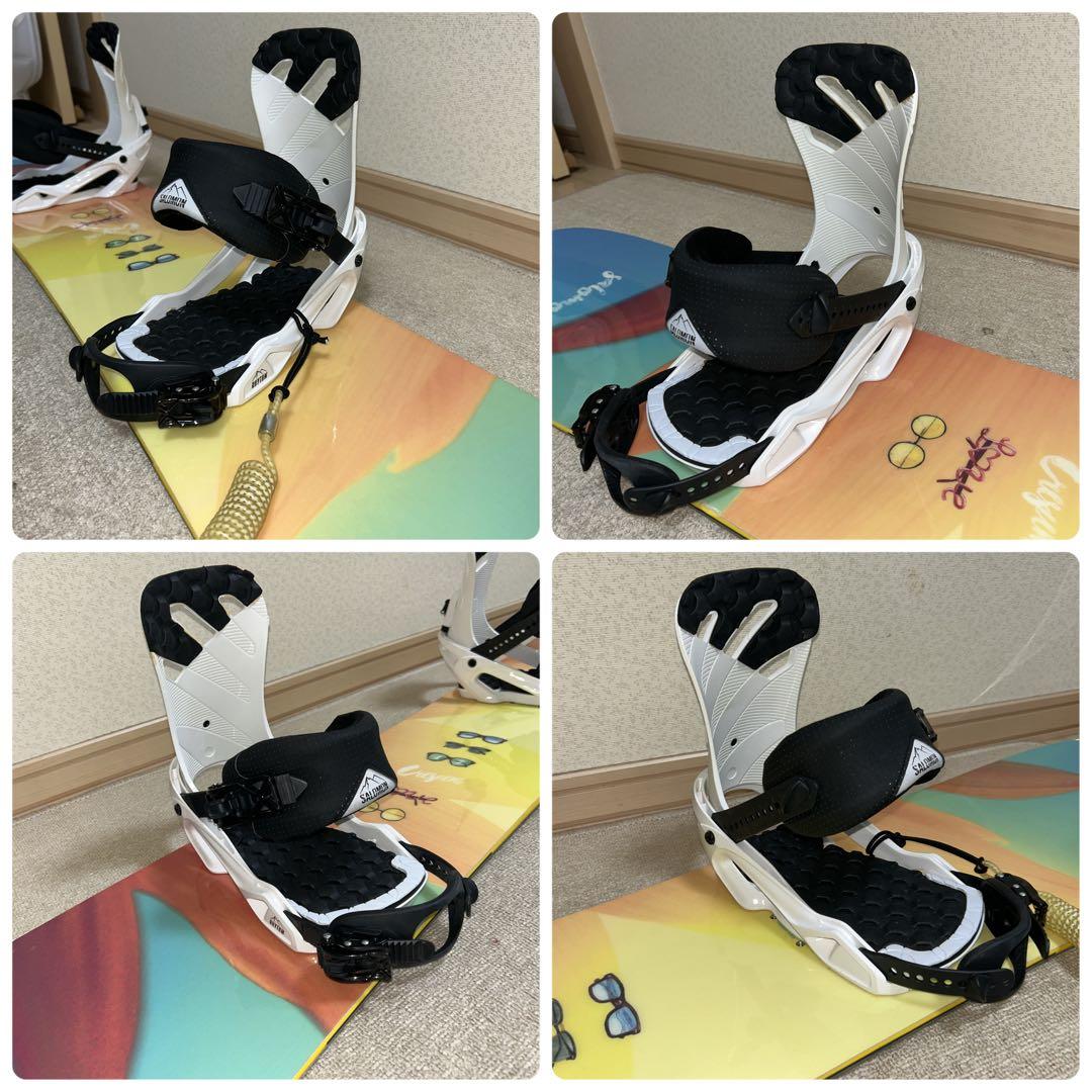 人気‼️【美品】サロモン★女性　レディース スノーボードセット ビンディング付