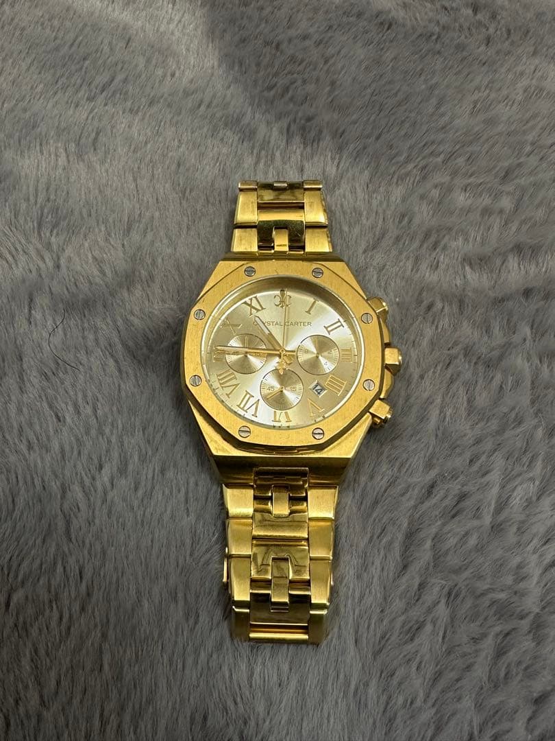 CRYSTAL CARTER AVALANCHゴールド 時計