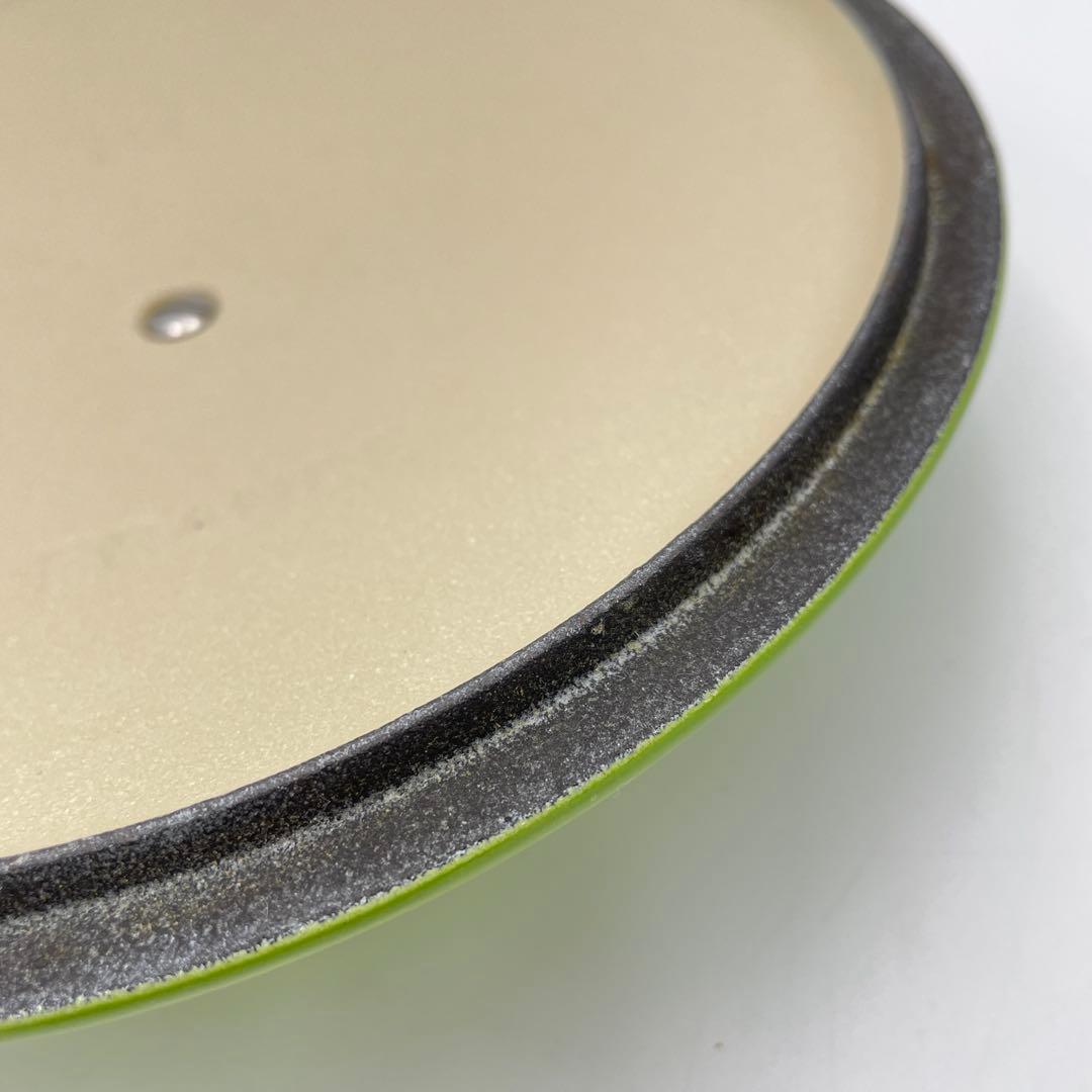 美品　ル・クルーゼ　シグニチャー ココット・ジャポネーズ 18cm グリーン