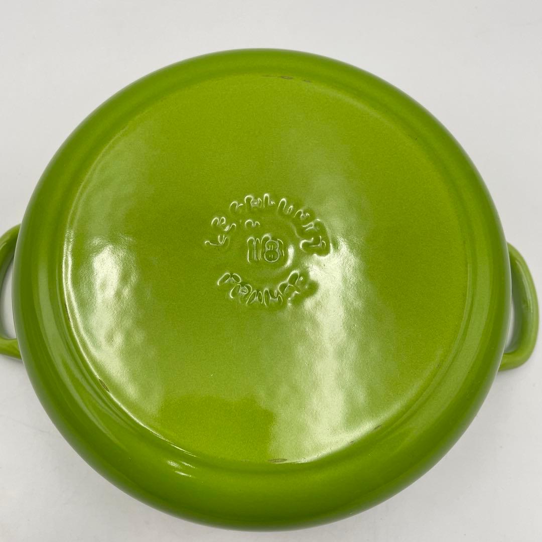 美品　ル・クルーゼ　シグニチャー ココット・ジャポネーズ 18cm グリーン