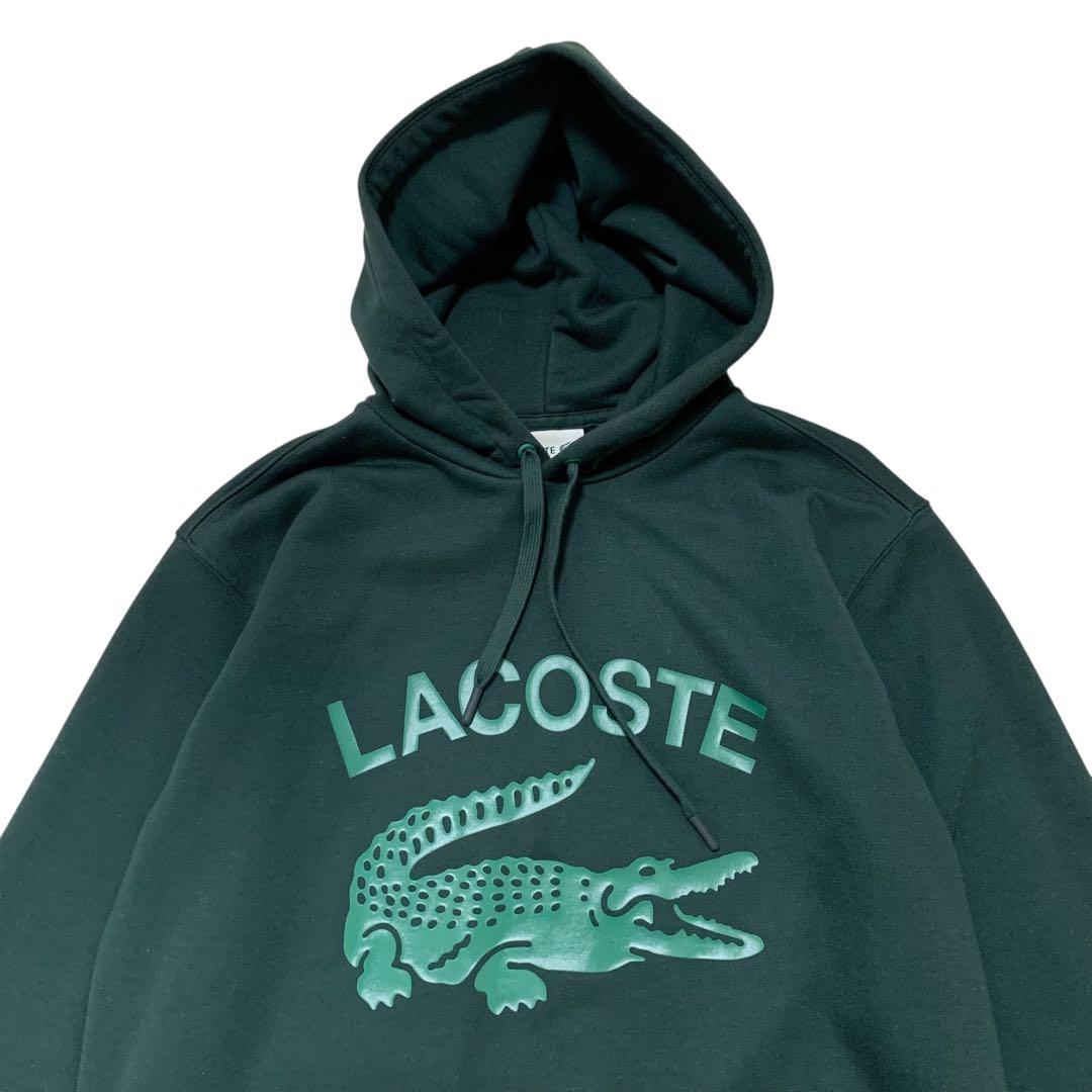 【ラコステ】　プルオーバーパーカー　希少デザイン　デカワニ　スウェット