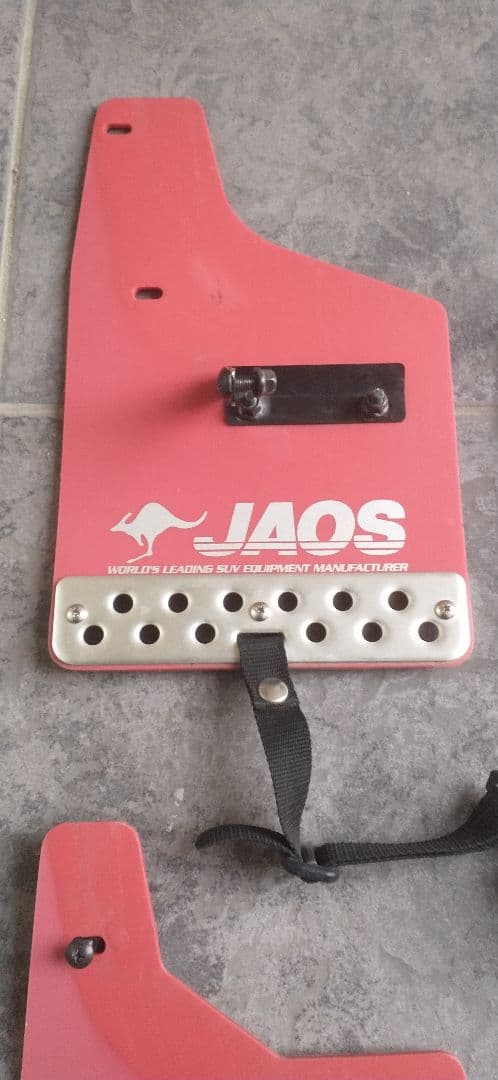 ジムニー　現行　JAOS 赤 マッドガード JB64W　4枚セット