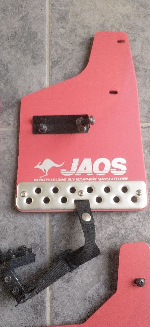 ジムニー　現行　JAOS 赤 マッドガード JB64W　4枚セット