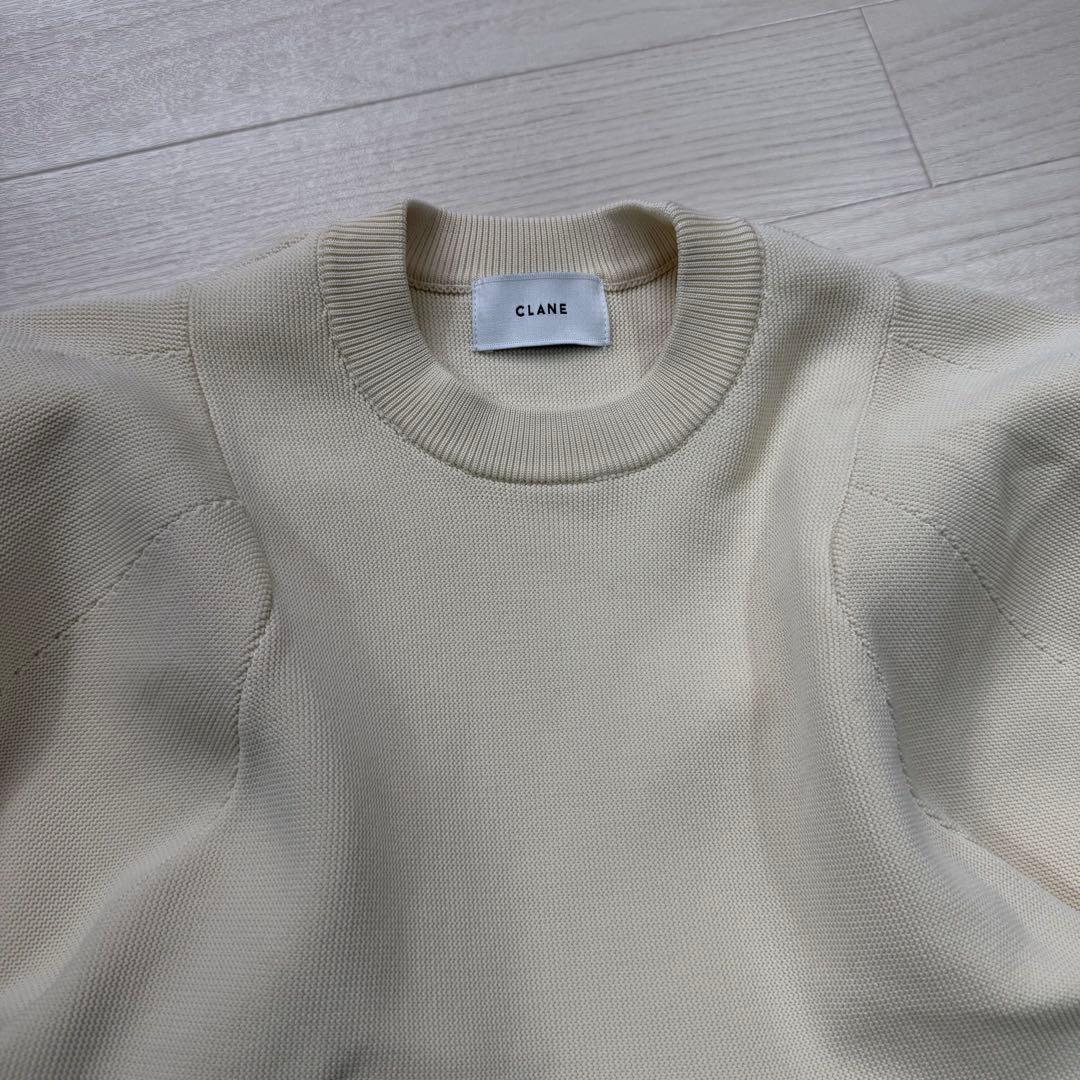 極美品 クラネ BALLOON SLEEVE GATHER KNIT TOPS