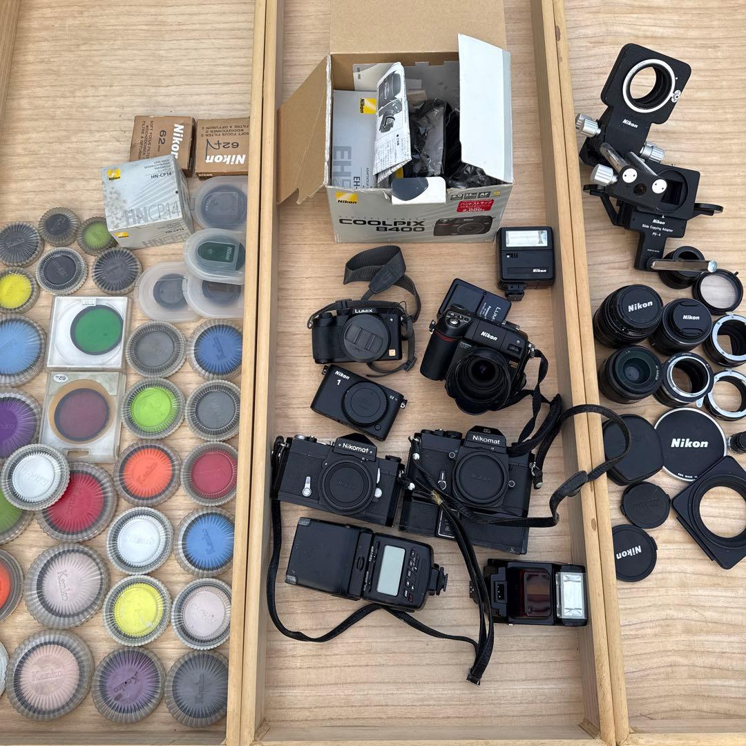ニコン　カメラとレンズなど　動作確認不可ジャンクとして　カメラまとめ売り