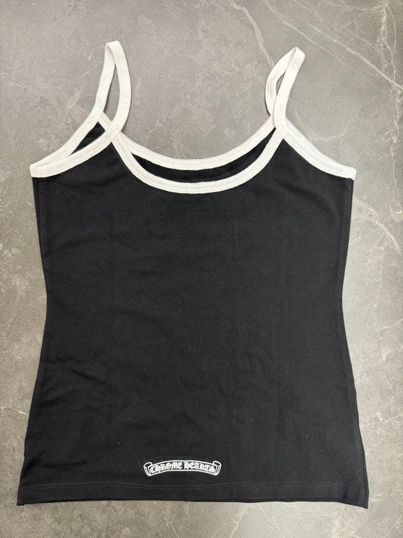 ★新品未使用本物★Chrome Hearts クロムハーツ　キャミソールブラック