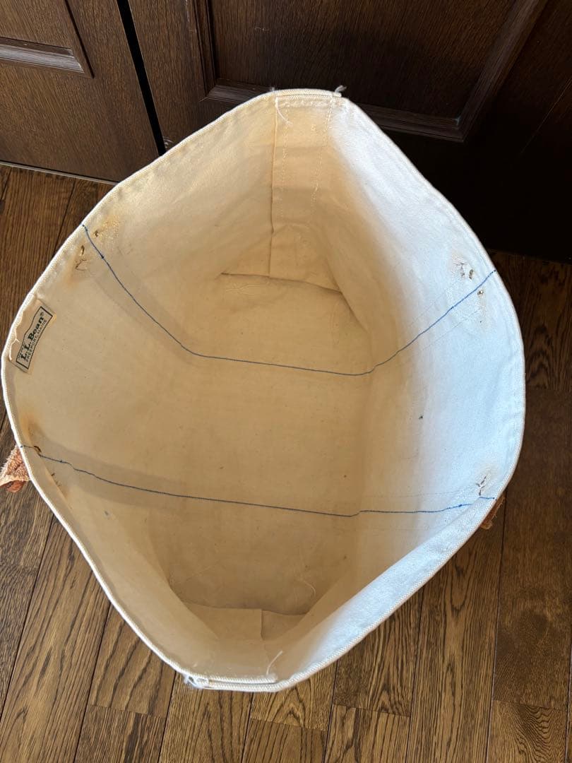 バッグ 80s L.L.Bean Tote Leather Handle