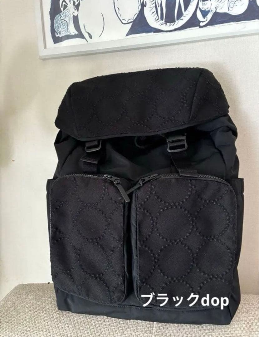 ふたば様ページ　dop生地ブラック使用リュック