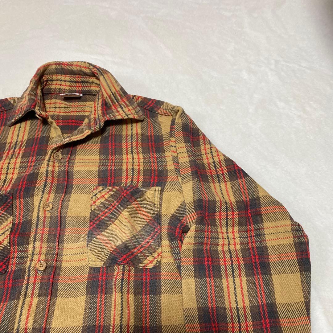 好配色　古着 70s BIG MAC ビッグマック チェックヘビーネルシャツ
