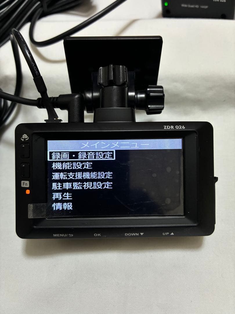 コムテック ZDR 026ドライブレコーダー前後カメラ　(129)