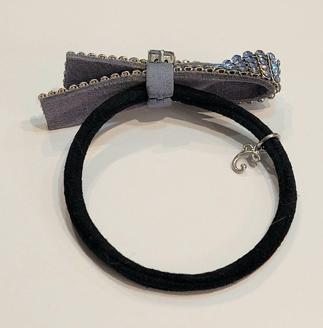 あやさま専用✴コンプレックスビズ✴クリスタルメッシュバゲッドポニー　ブルー