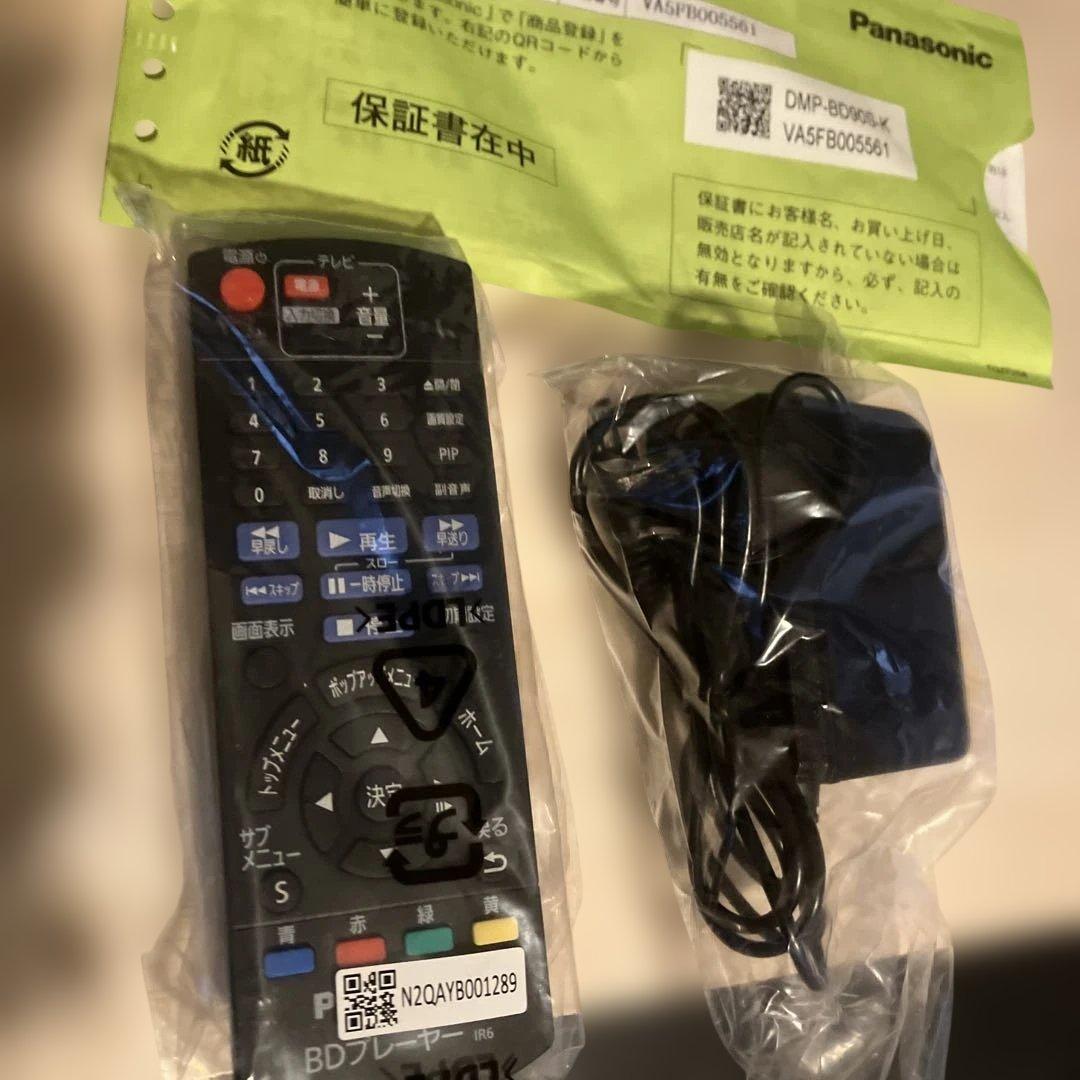 Blu-rayプレーヤー　パナソニック　DMP-BD90S-K 2025年製