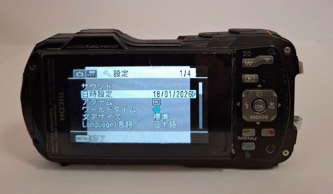 リコー RICOH WG-50 防水デジタルカメラ