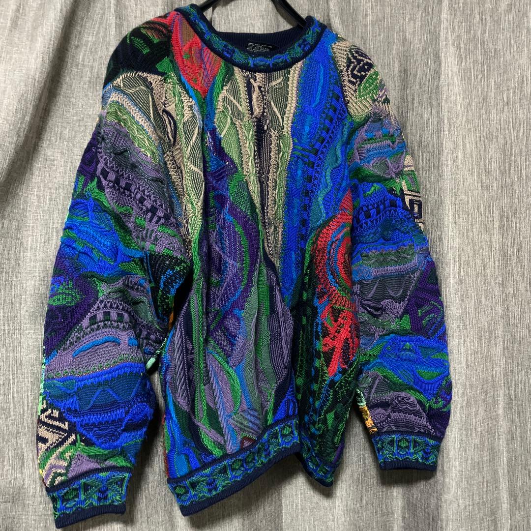 coogi 3Dニットセーター