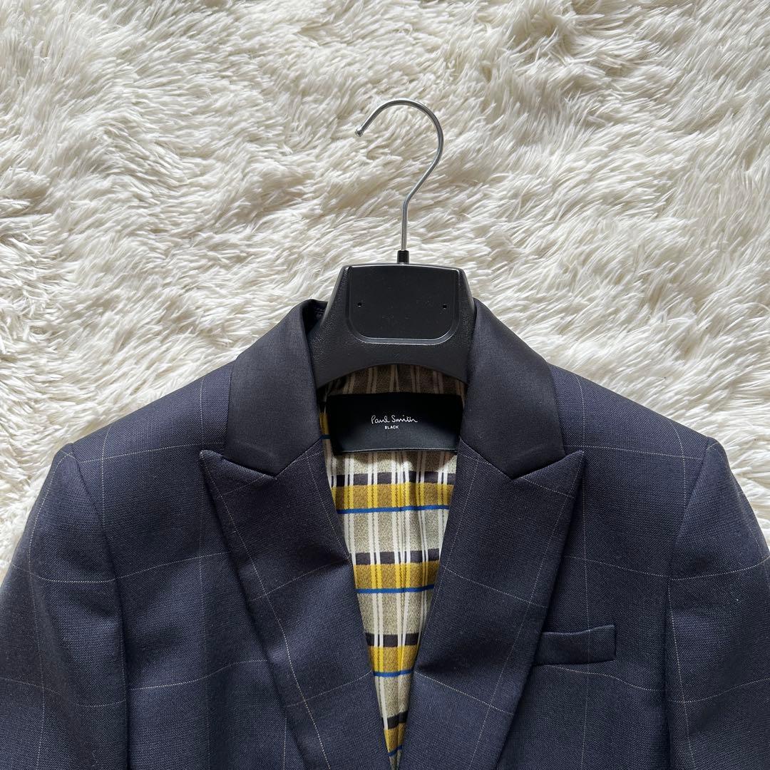 【未使用級】PaulSmith Black レディース スーツ チェック