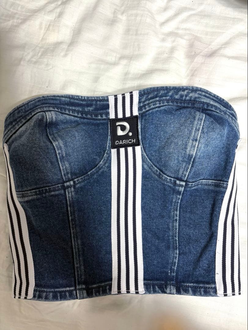 Darich リメイクライクデニムベアトップ