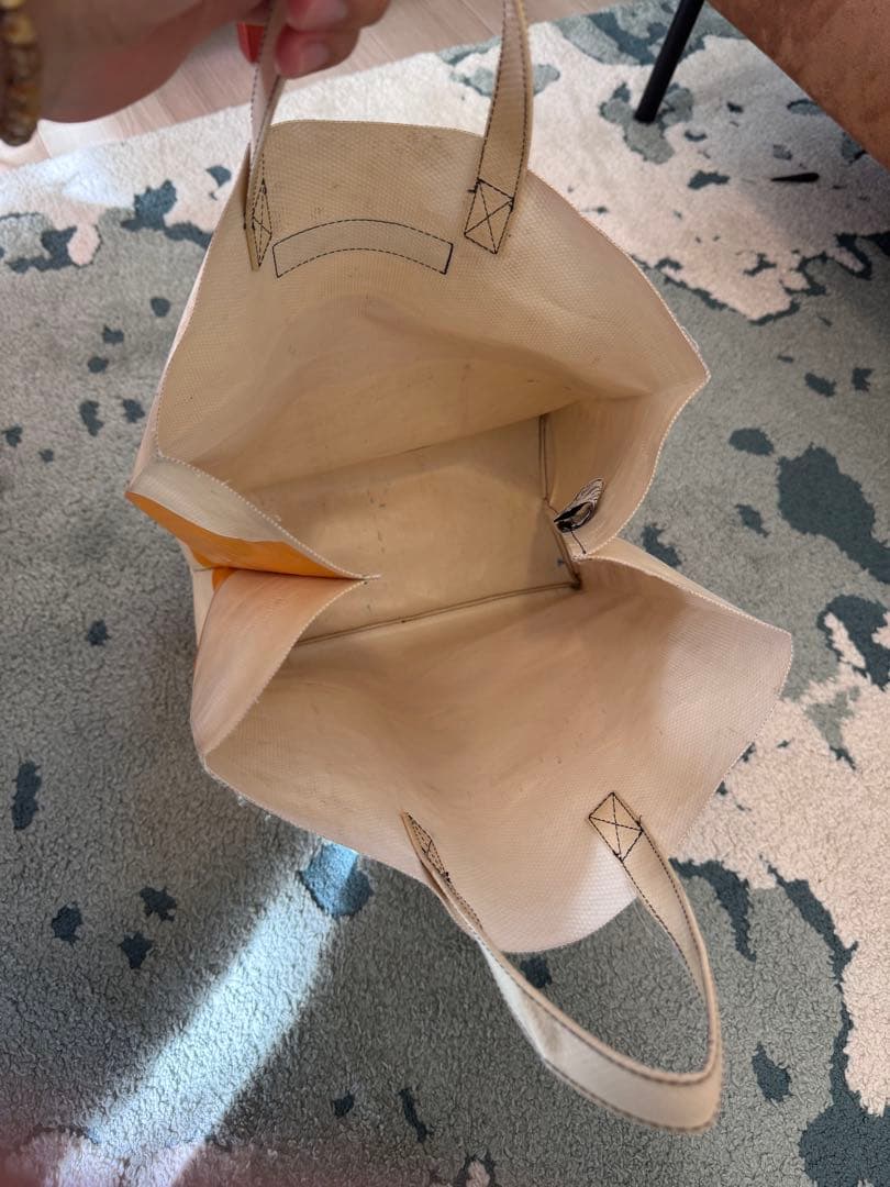 FREITAG マイアミバイス　トートバッグ アイボリー/オレンジ