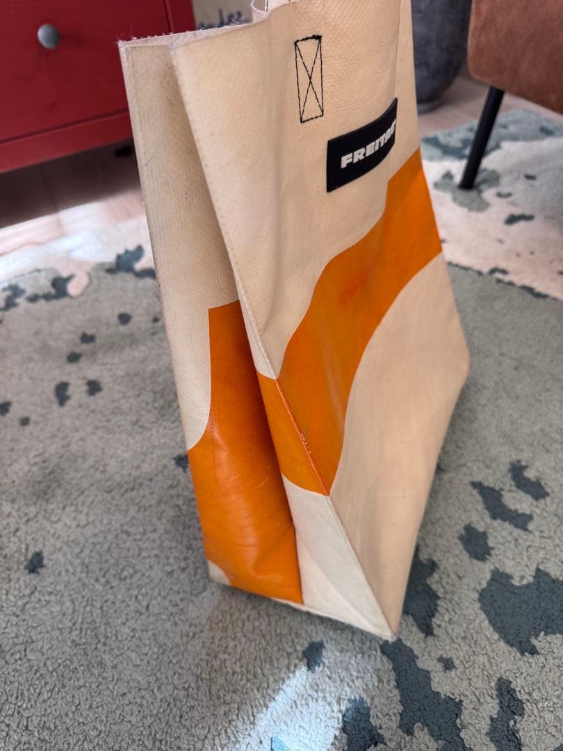 FREITAG マイアミバイス　トートバッグ アイボリー/オレンジ