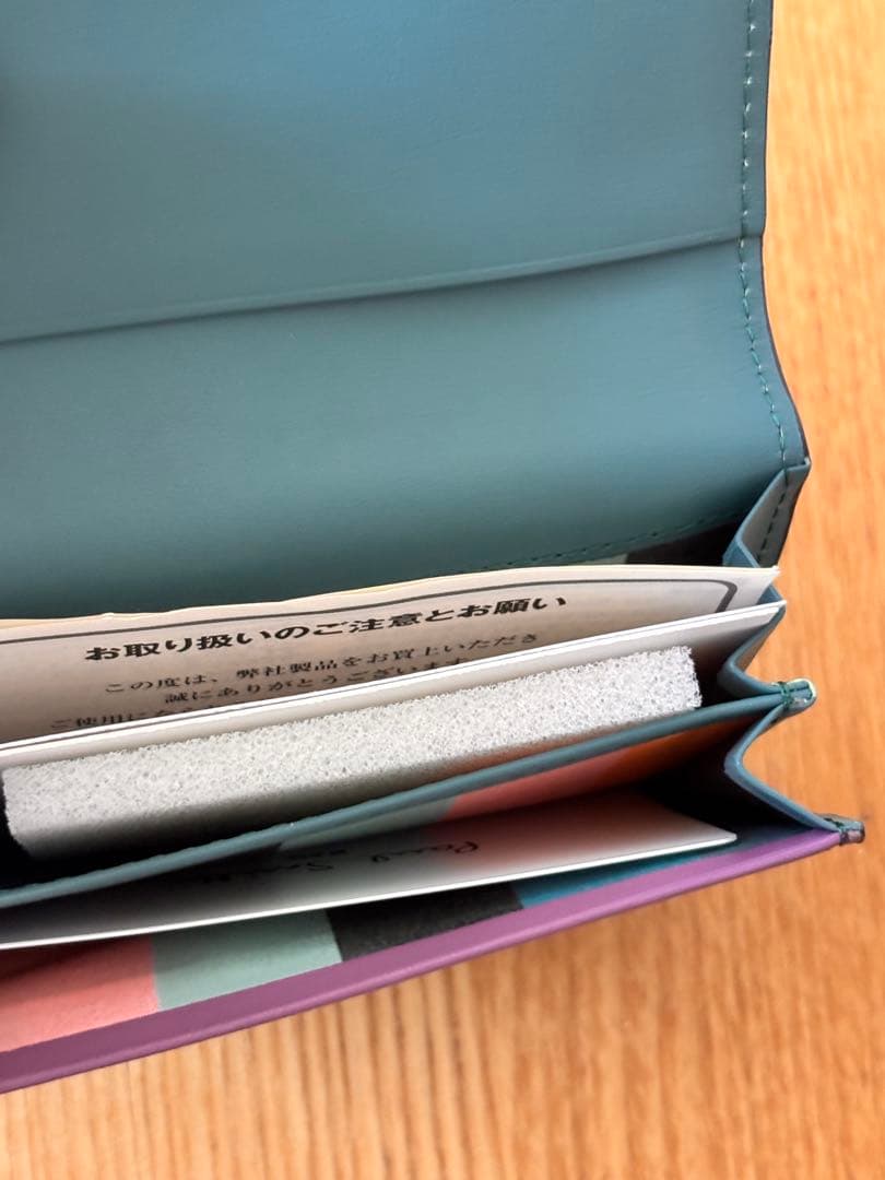 【未使用】ポールスミス 名刺入れ カードケース　新品 レザー 本革　グリーン