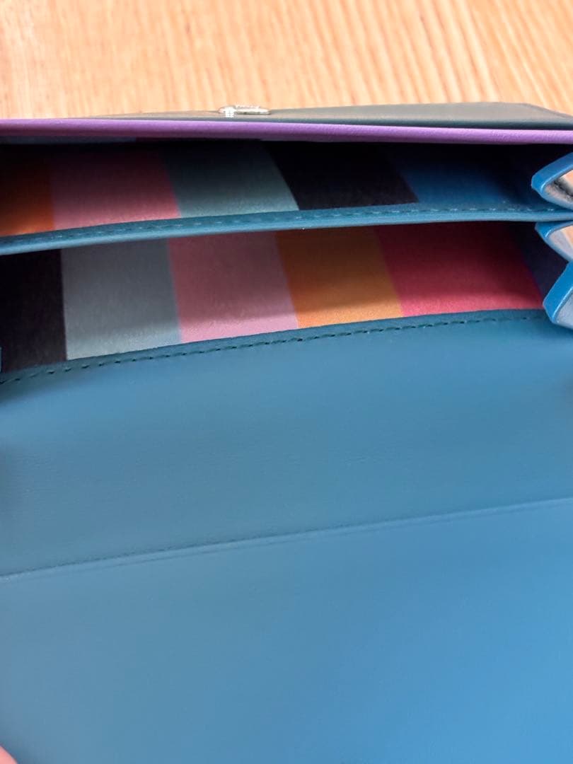 【未使用】ポールスミス 名刺入れ カードケース　新品 レザー 本革　グリーン