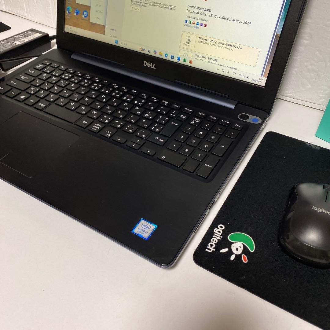 Windows11オフィス付きSSD256GB＋HDD1TB DELLノートPC