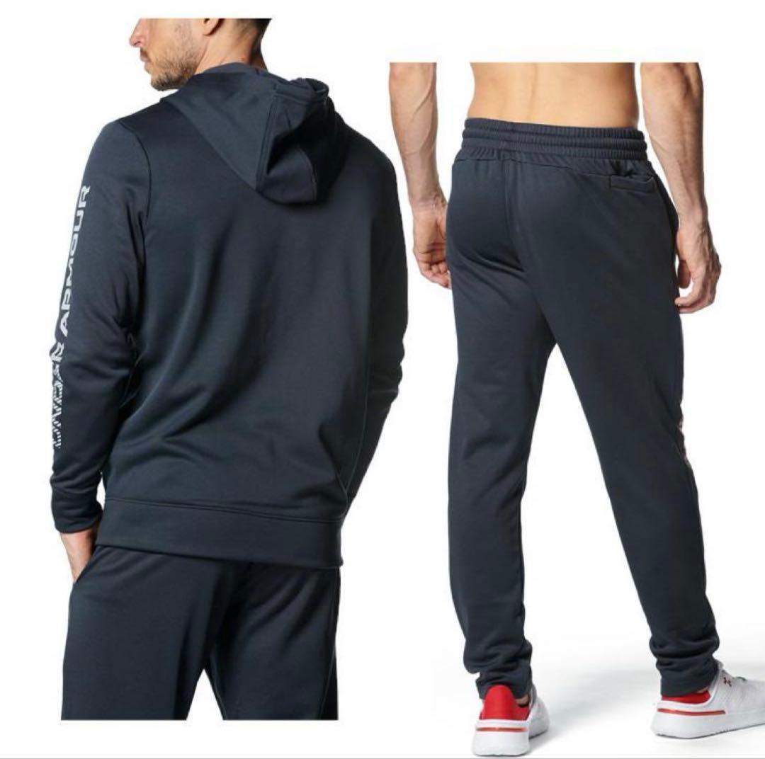 アンダーアーマー　UNDER ARMOUR セットアップ　上下セット　黒　2XL