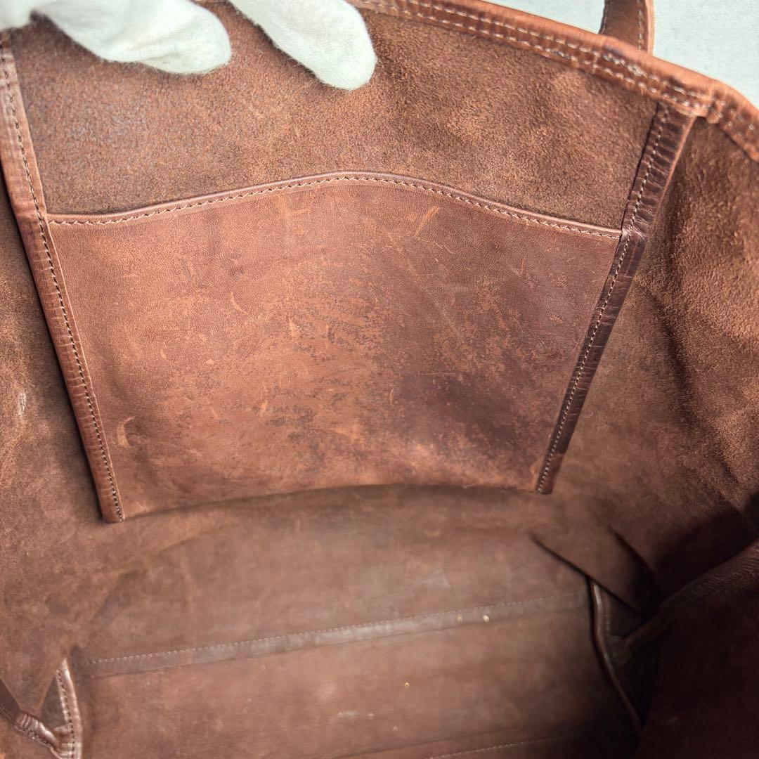 【激レア】GANZO サケット4 馬革 トートバッグ A4可 本革 ブラウン