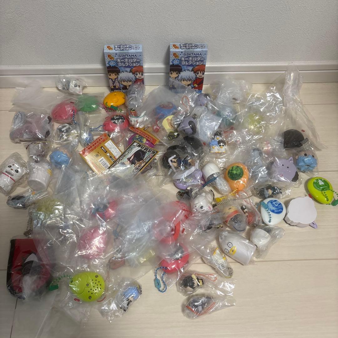 銀魂　キーホルダー　ストラップ　フィギュア　アイマスク　ガチャ