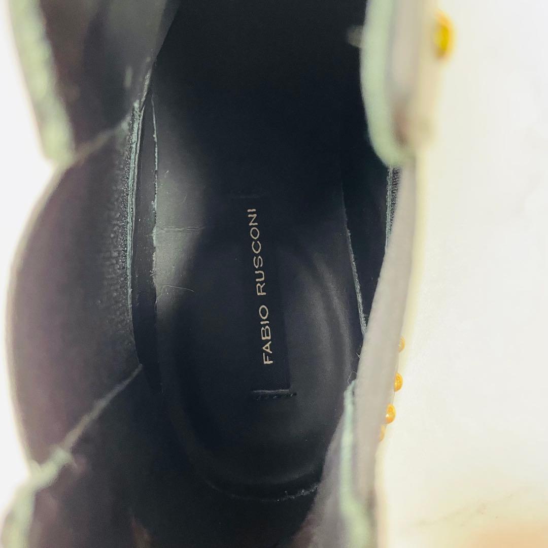 【試着のみ】FABIO RUSCONI サイドゴアブーツ 本革 35(22.5)