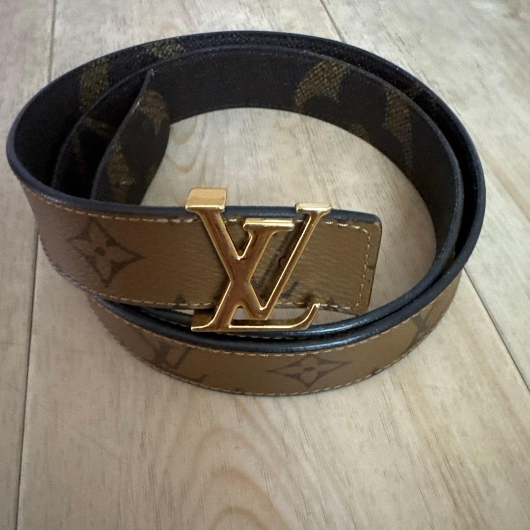 Louis Vuitton モノグラム レザーベルト　リバーシーブル85から95